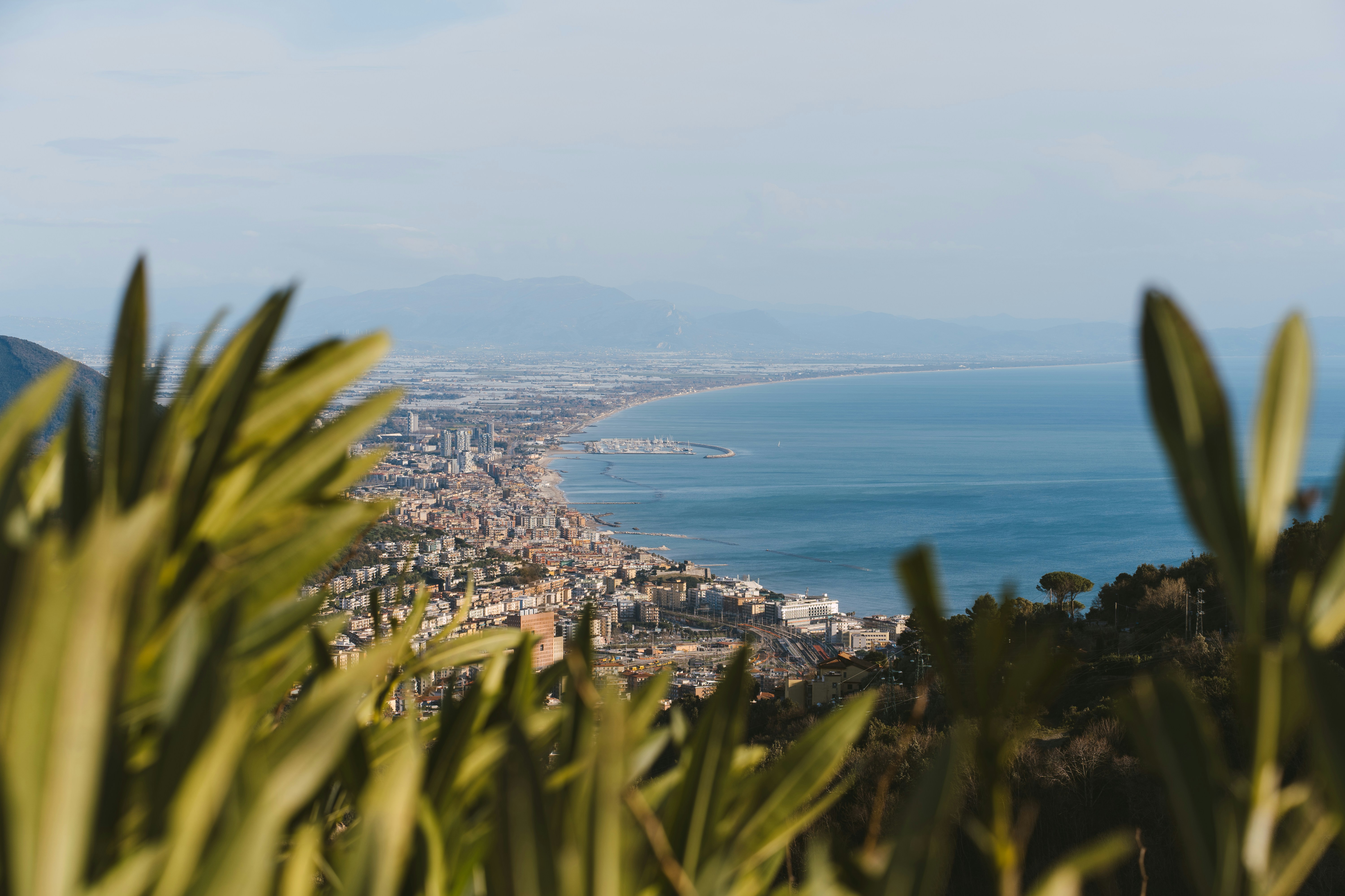 Vista panoramica su Salerno.