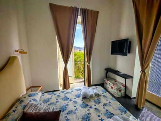 La vista dalla camera da letto.