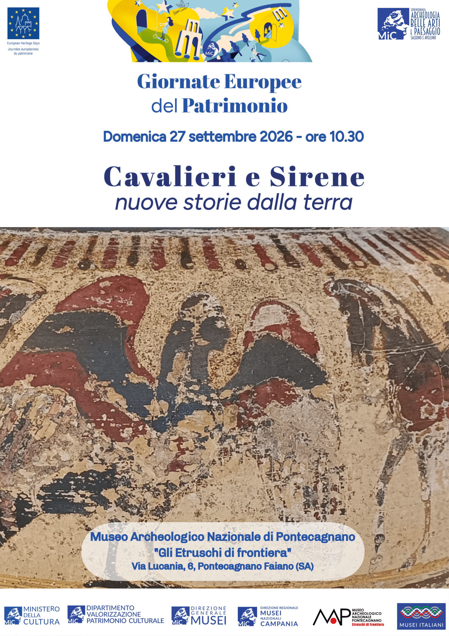 Locandina-Cavalieri-Sirene-Museo-Pontecagnano