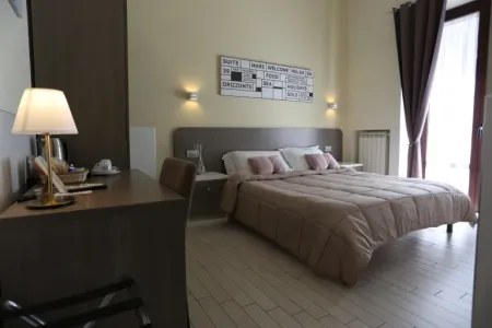La camera matrimoniale.