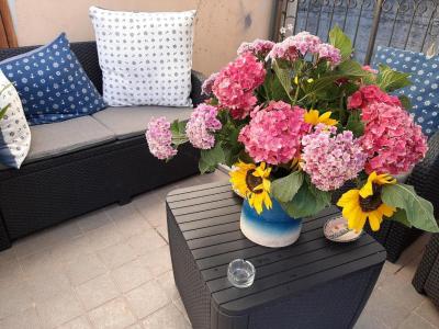 Decorazioni floreali dell’Agriturismo Ai Monaci.